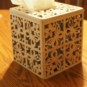 Tissue Box Cover (Butterflies) Tall