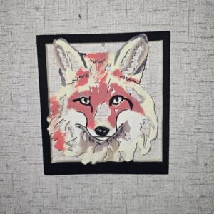 Fox in Frame painted